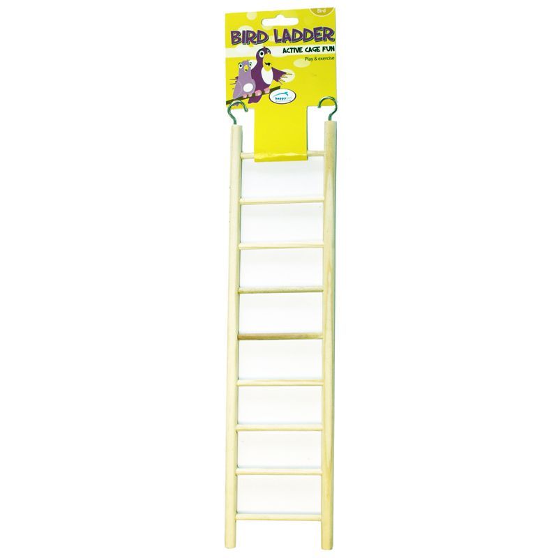 9 Step Wooden Bird Ladder